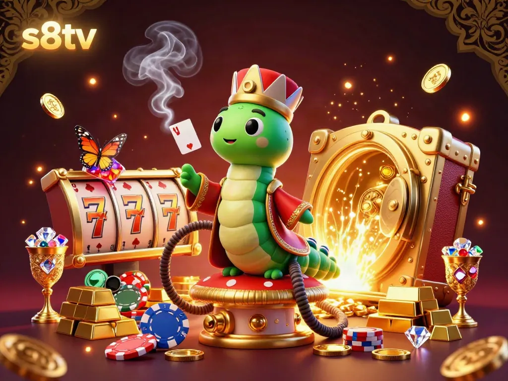 Engage with the thrilling casino environment of s8tv featuring vibrant characters and elements of excitement.